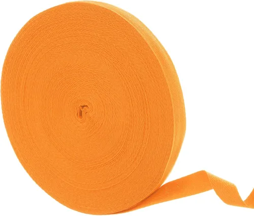 Vista 83 de uxcell Cinta de sarga de algodón de 50 yardas, cinta de espiga de 3/8 pulgadas para coser ropa, manualidades (azul)