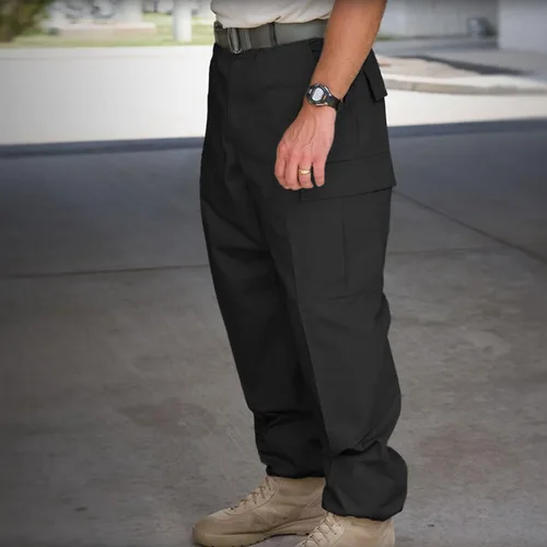 Vista 5 de Propper Pantalón de uniforme Ripstop BDU para hombre Negro