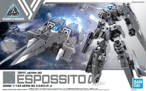 Vista 2 de Bandai Hobby - Misiones de 30 minutos - #41 Eexm-30 Espossito Alpha, Bandai Spirits 30MM 1/144 Kit