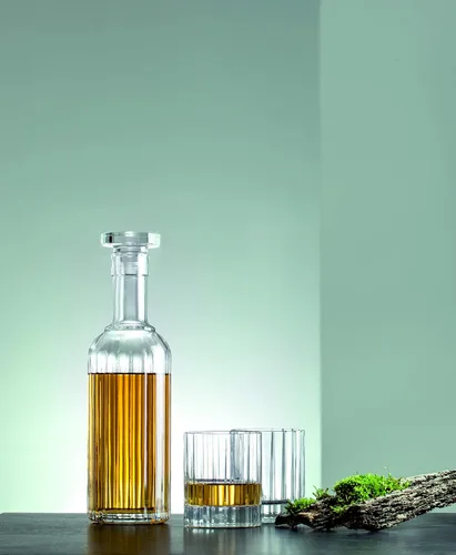 Vista 5 de Luigi Bormioli Bach Spirits - Botella con tapón de vidrio, 23.75 onzas, transparente