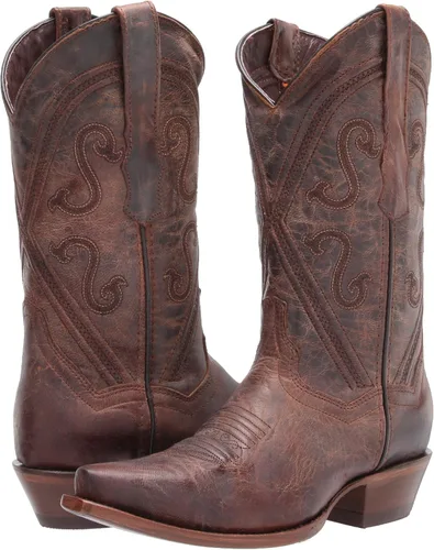 Vista 7 de Soto Boots Botas vaqueras de cuero Cheyenne para mujer, botas vaqueras de cuero genuino, botas de vaquero hechas a mano para mujer M50041