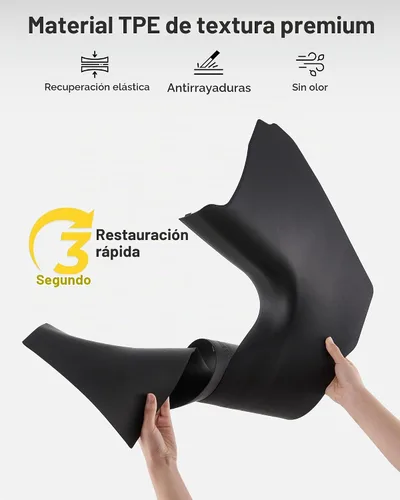 Vista 8 de 3W Juego completo de protectores de umbral de puerta para Tesla Model 3