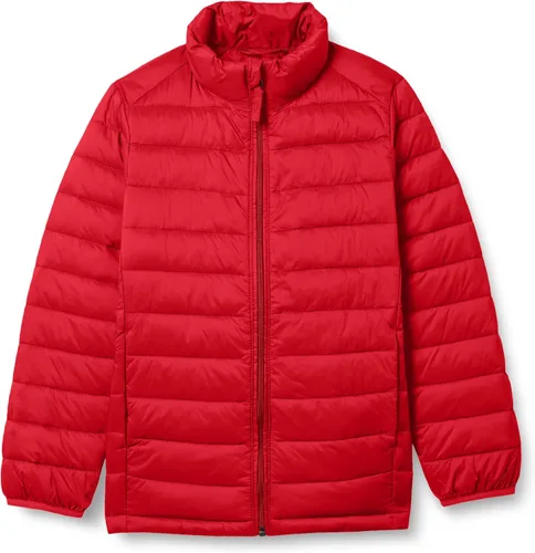 Vista 11 de Amazon Essentials Chaqueta ligera, resistente al agua, con capucha, acolchada y plegable para niños y niñas pequeñas