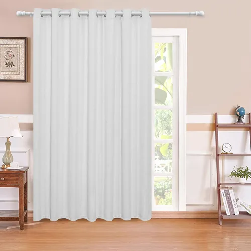 Vista 58 de MYSKY HOME Cortinas Aqua para Armario para Entrada Cortina Opaca para Puerta para Sala de Estar Cortina Oscurecedora de Habitación con Ojales