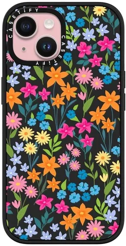 Vista 10 de CASETiFY Funda para iPhone 15 - Impacto Ajuste delgado, protección contra caídas de grado militar de 8.2 pies, 4 unidades, negro Kingsnake Negro