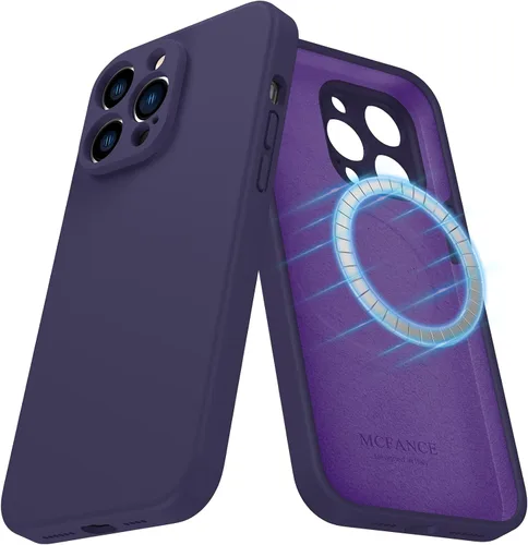Vista 35 de Funda de silicona con soporte para iPhone 17 Pro [compatible con MagSafe] [Protección completa de la cámara] (6.3 pulgadas 2025), fundas de teléfono