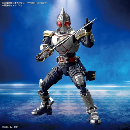 Vista 6 de Bandai Hobby Kamen Rider Blade - Hoja de jinete enmascarada, kit de modelo estándar de Bandai Spirits