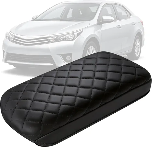 Vista 18 de AOMSAZTO Fundas para reposabrazos de consola central marfil para Corolla Toyota 2014-2019