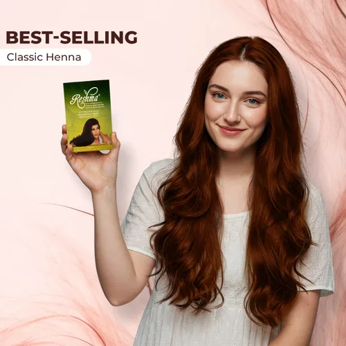 Vista 6 de Reshma Beauty Henna en polvo 100% puro (Lawsonia Inermis) – Tinte natural de un solo ingrediente para mezcla de canas, brillo y fuerza – Tinte