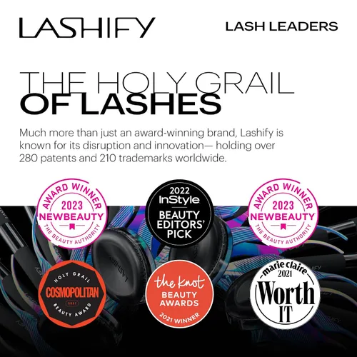 Vista 8 de Lashify Amplify - Extensiones de pestañas Gossamer de 0.47 pulgadas, color ceniza, pestañas postizas para un aspecto natural