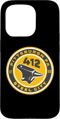 Vista 14 de Pittsburgh Steel City 412 Case for iPhone 16