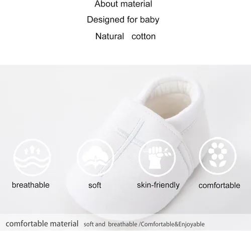 Vista 6 de pureborn Botines de forro polar unisex para bebé niño niña, zapatos cálidos para bebés