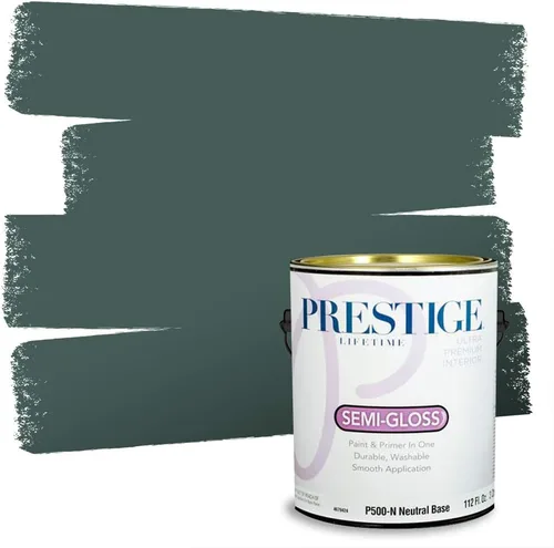 Vista 197 de Prestige Paints - 2 en 1, pintura base y pintura de exterior, E100-N-735BM