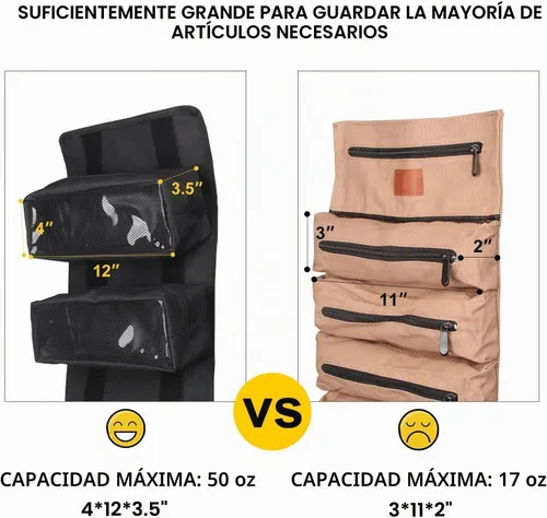 Vista 5 de Organizador de rollos de herramientas, rollo de llave de bolsillo