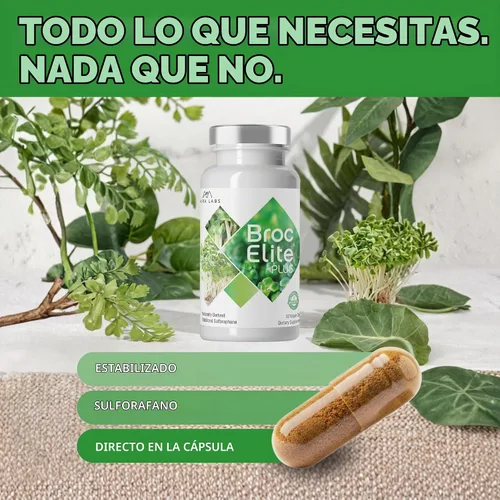 Vista 6 de Mara Labs BrocElite Plus Sulforafano de brócoli estabilizado 30