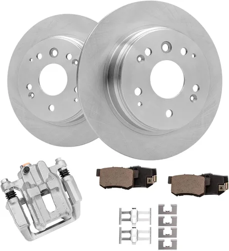Vista 15 de Detroit Axle - Rotores de freno para Chrysler 200 2015 2016 2017, Rotores de freno de disco de reemplazo: 12.01" pulgadas delantero y 10.95