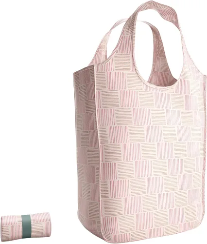 Vista 20 de Pure Sage Bolsa de comestibles reutilizable - Elegantes bolsas de compras para comestibles - Bolsa plegable