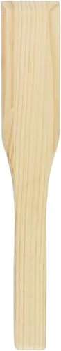 Vista 3 de TrueCraftware - Paleta de mezcla de madera de 18 "-Accesorios de cocina Cuchara de puré de madera de mango largo Espátula mezcladora para cocinar
