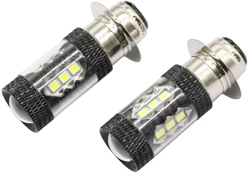 Vista 6 de DSkoiph Faros delanteros LED H6M 8000K 80W compatibles con Yamaha Raptor Banshee Rhino 125 250 660R 700R YFZ350 YFZ450 YFM250 YFM350 YFM450 YFM660