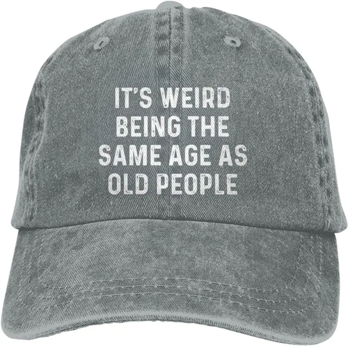 Vista 9 de It's Weird Beings - Gorra de béisbol ajustable con la misma edad que los ancianos