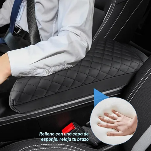 Vista 4 de INTGET Funda de consola central para Chevrolet Chevy Camaro 2016-2022 2023 2024, accesorios de cuero para reposabrazos central, protector de tapa