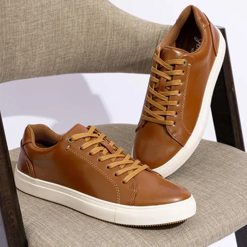 Vista 5 de Jousen Zapatos casuales para hombre Negro Zapatillas de deporte de moda para hombre Vestido de negocios Zapatilla de skate Zapatos de skate