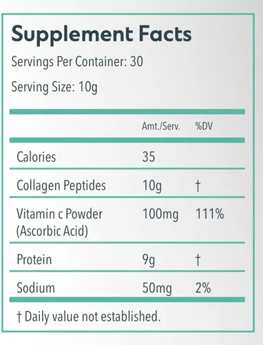 Vista 2 de Péptidos de colágeno hidrolizados sin sabor para mujer con vitamina C para mayor absorción, con 2 cucharadas multiusos y embudo