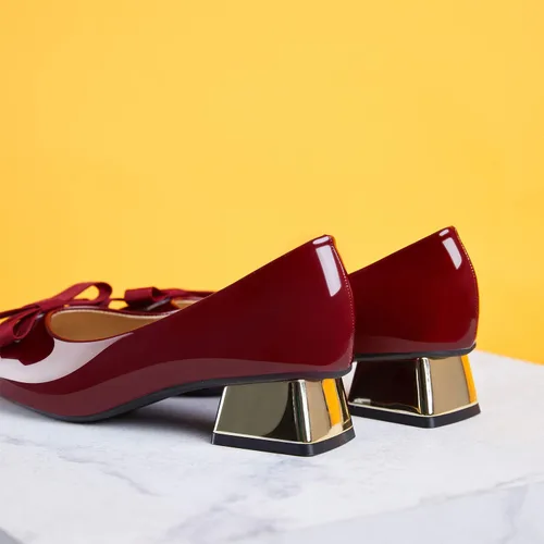 Vista 3 de C.Paravano Low Heel Shoes for Women I Women Pumps I Pumps Shoes Women I Block Heel Pumps I Block Heels for Women I Low Heels