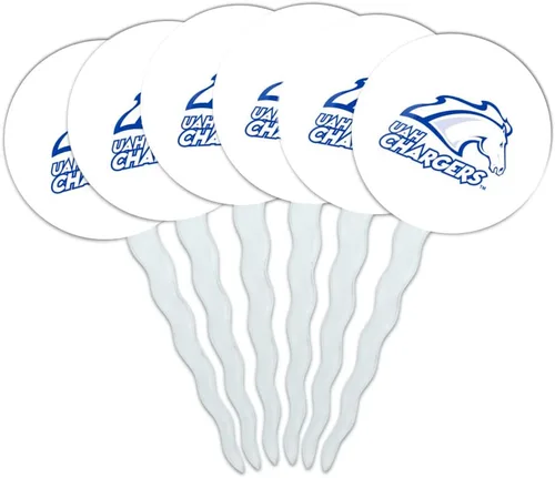 Vista 315 de Abilene Christian - Juego de 6 palillos para cupcakes con logotipo secundario