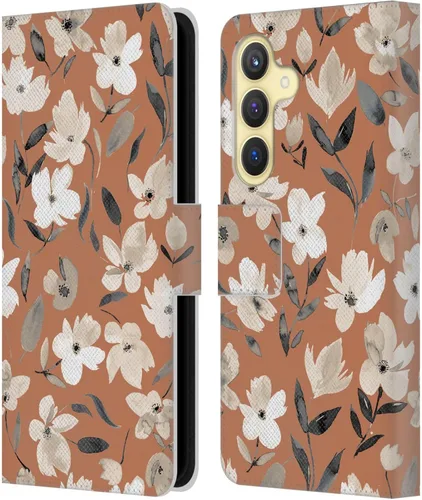 Vista 113 de Head Case Designs Officially Licensed Ninola Ditsy Flowers Yellow Nature Bold Leather Wallet Case Compatible with Samsung Galaxy A07 4G
