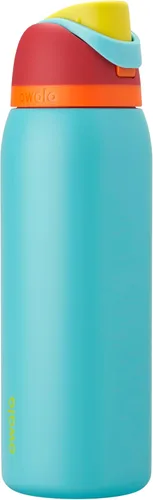 Vista 91 de Owala FreeSip - Acero inoxidable - 32 oz - Morado/Azul (pistas de esquí de los años 80)