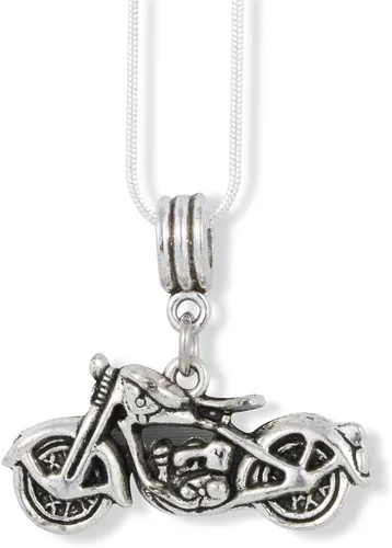 Vista 8 de Joyería de motociclista para hombre Colgante de motociclista para mujer como un gran collar de anarquía con tu dije favorito de motocicleta