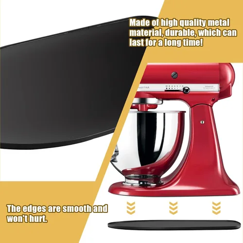 Vista 5 de Alfombrilla Deslizante de Metal para Batidora de Pie KitchenAid - Bandeja Deslizante para Electrodomésticos Mezcladora de Encimera Tabla Deslizante