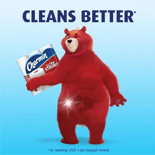 Vista 6 de Charmin Ultra Strong - Papel higiénico, Mega rollo, 18 rollos de 286 hojas por rollo
