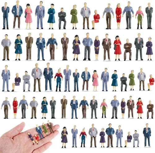 Vista 9 de Namalu 70 piezas de figuras de personas 1: 25 1: 50 1: 75 1: 150, modelo Varios