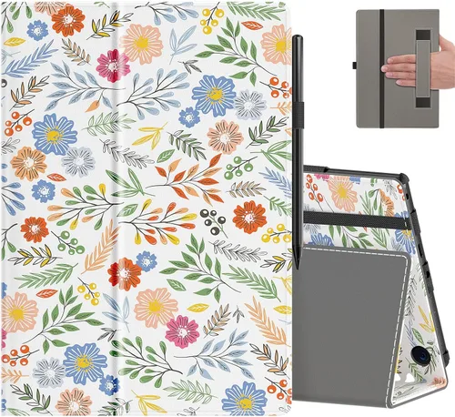 Vista 14 de COOWPS Funda para tableta Amazon Fire HD 10 (13ª/11ª generación, versión 2023/2021) de 10.1" – Funda plegable delgada con función de encendido