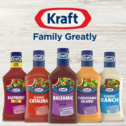 Vista 8 de Kraft Aderezo para ensalada de vinagreta balsámica (botella de 16 fl oz)