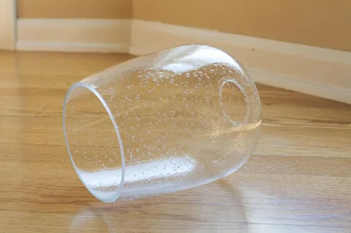 Vista 8 de Pantalla de cristal de burbujas, paquete de 3 unidades de 5 pulgadas de ancho con forma de globo sembrado transparente para lámpara de repuesto