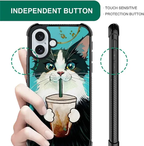 Vista 119 de Funda compatible con iPhone 15, diseño de elefantes africanos, diseño increíble a prueba de golpes, antiarañazos, carcasa trasera de policarbonato