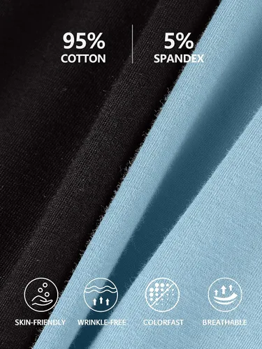 Vista 91 de Camisa Attraco de algodón, con tirantes estilo espagueti, con brasier incorporado, 2 paquetes, para mujer