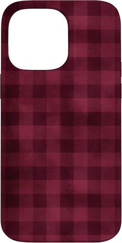 Vista 20 de Funda para iPhone 13 Pro Max Pretty Fall Otoño Burdeos Búfalo a cuadros