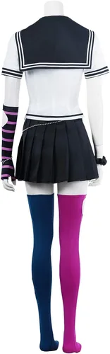 Vista 3 de Anime Womens Girls Mioda Ibuki Cosplay Costume Sailor Dress High School Uniform Outfit for Adult