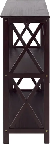 Vista 13 de Estantería con forma de escalera Casual Home Espresso