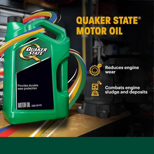 Vista 4 de Quaker State - Aceite de motor, 10W-40, 1 cuarto de galón (paquete de 6)