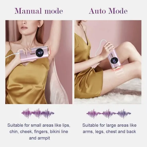 Vista 2 de Dispositivo de depilación láser IPL para bikini facial permanente sin dolor, sesiones de principiantes a medida, uso doméstico, enfriamiento