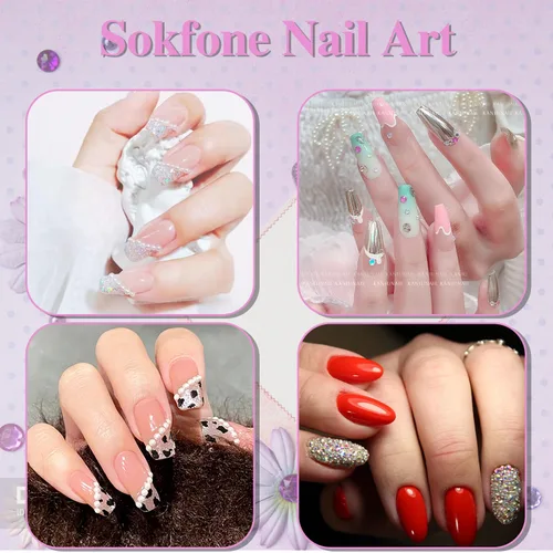 Vista 4 de 3 hojas de gemas de diamantes de imitación autoadhesivos para la cara, maquillaje, uñas, manualidades (rojo rosa)