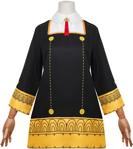Vista 2 de Disfraz de anime, Anya Loid Forger, uniforme de cosplay, vestido de Halloween para niñas y hombres