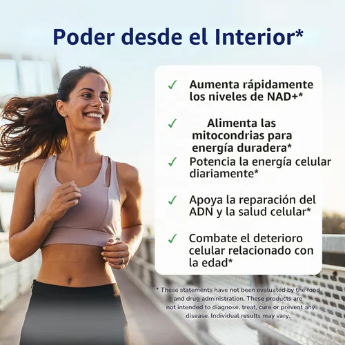 Vista 2 de ProHealth Essentials NMN 500, precursor NAD+ (500 mg, 30 cápsulas)