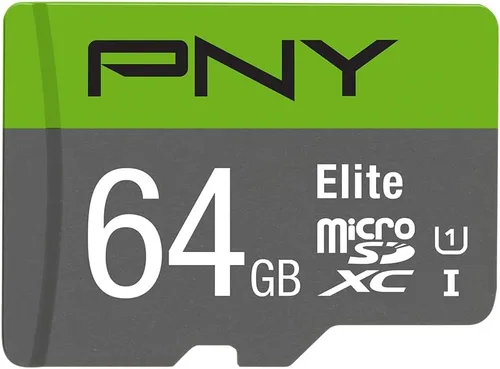 Vista 15 de PNY Elite Class 10 U1 - Tarjeta de memoria flash microSDXC de 128 GB, clase 10, U1, Full HD, UHS-I, Micro SD (paquete de 2)