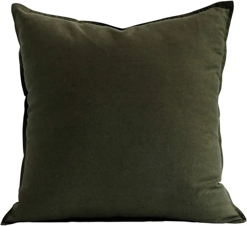 Vista 16 de Jeanerlor - Funda de cojín sólida de lino y algodón para decoración, de 18x18 pulgadas, funda de almohada especial para sofá, cama, silla